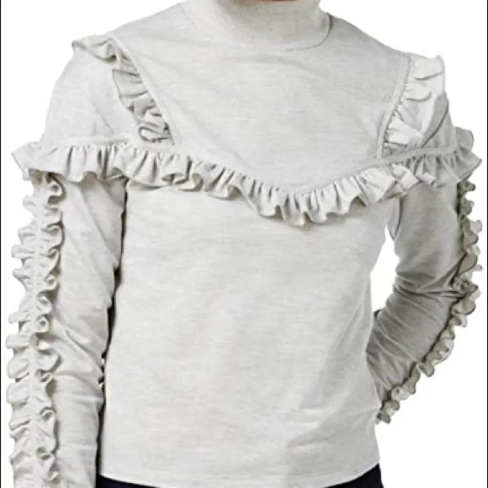 🌼nwt Buffalo Ripley Ruffled Mock-Neck Top🌼 - Picture 2 of 2